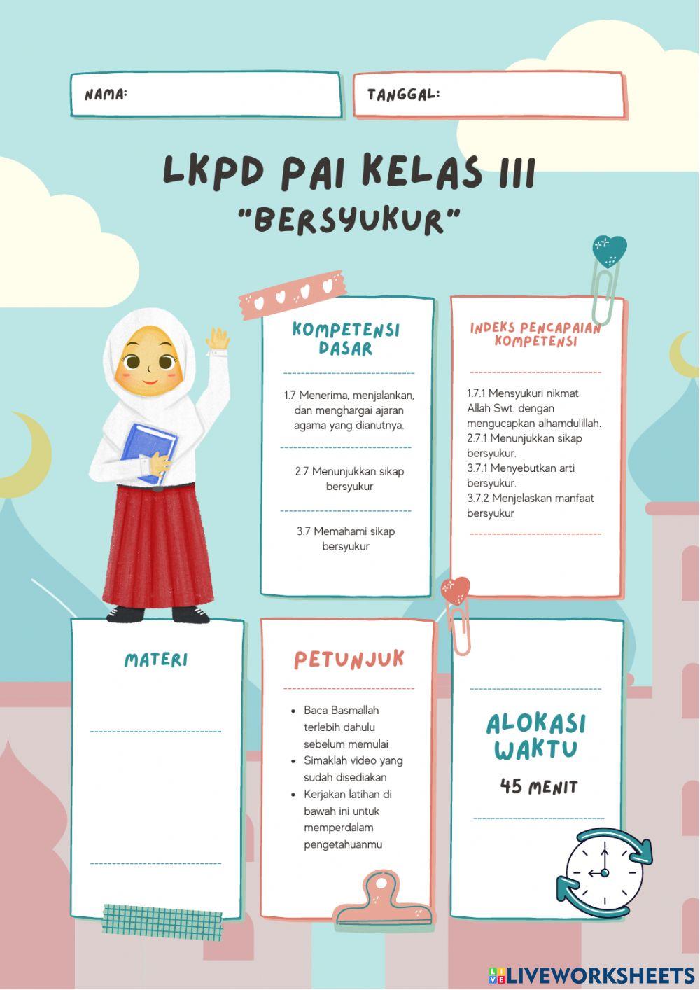 Menguasai Bab 1 PAI Kelas 3 SD Kurikulum 2013 Panduan Lengkap Soal dan