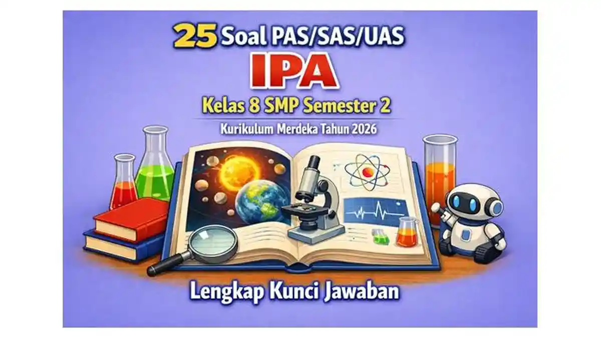25 Soal PAS SAS UAS IPA Kelas 8 SMP Semester 2 Kurikulum Merdeka Tahun