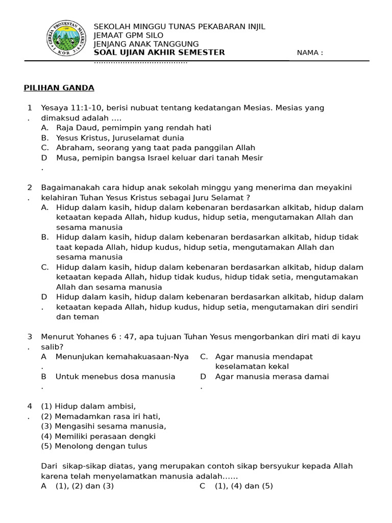 7 Rahasia Sukses Ujian Sekolah Minggu Tahun 2026 yang Jarang Diketahui Orang Tua