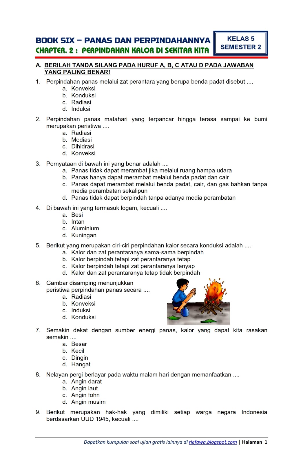 soal pas tema 7 kelas 3