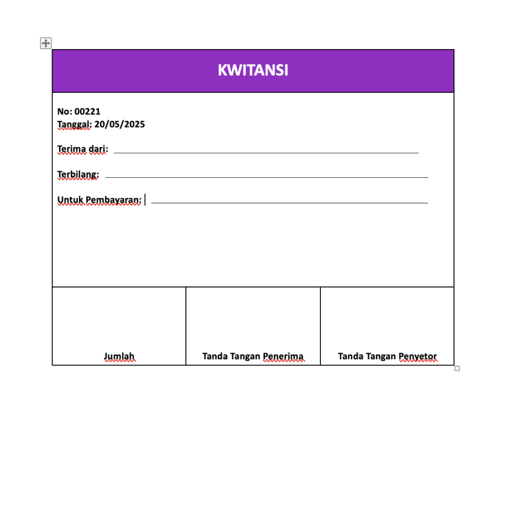 3 Langkah Cepat Cara Membuat Kwitansi di Word untuk Utang Piutang, Buktinya Mudah!