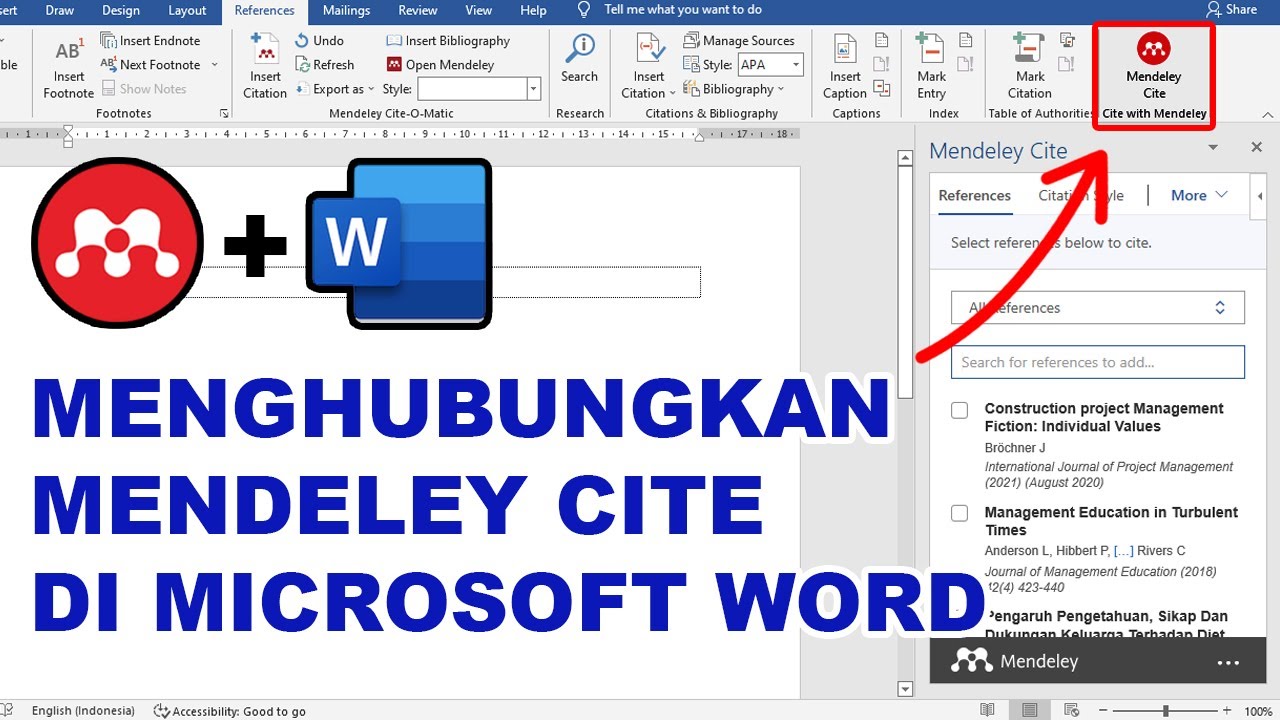 3 Langkah Mudah Cara Menghubungkan Mendeley ke Word 2010 di 2026, Ternyata Semudah Ini!