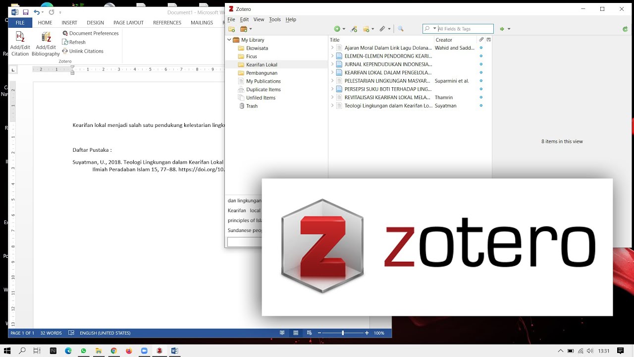 3 Langkah Mudah Cara Menghubungkan Zotero ke Word, Dijamin Anti Ribet