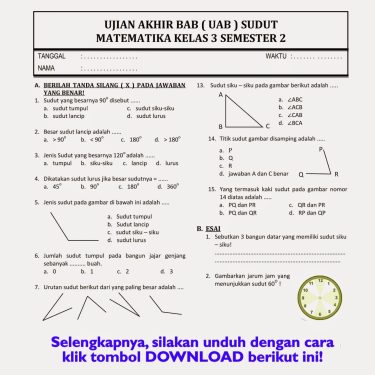 7 Rahasia Nilai Sempurna Lewat Kumpulan Soal Kelas 3 Semester 2 yang Wajib Kamu Coba