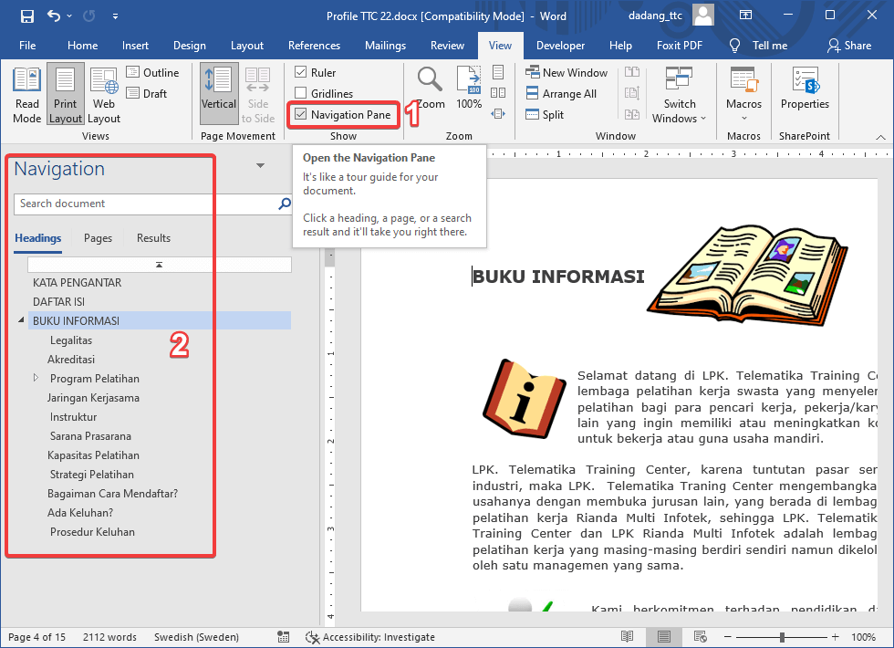 Cara Menampilkan Navigasi di Word yang Jarang Diketahui, Ternyata 3 Langkah Saja