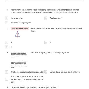 soal kelas 3 tema 7 subtema 2