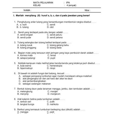 3 Fakta Mengejutkan tentang Latihan Soal IPA Kelas 4 Semester 1 dan Sulingjar 2026