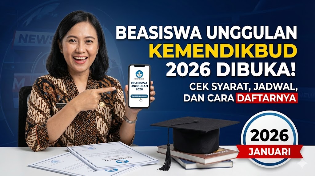 Beasiswa Unggulan Kemendikbud 2026 Dibuka Cek Syarat Jadwal dan Cara
