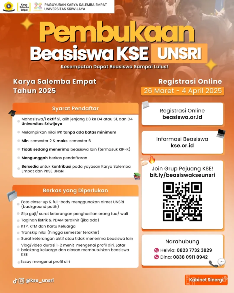 5 Fakta Mengejutkan Beasiswa KSE 2025 yang Wajib Kamu Tahu Sebelum Mendaftar