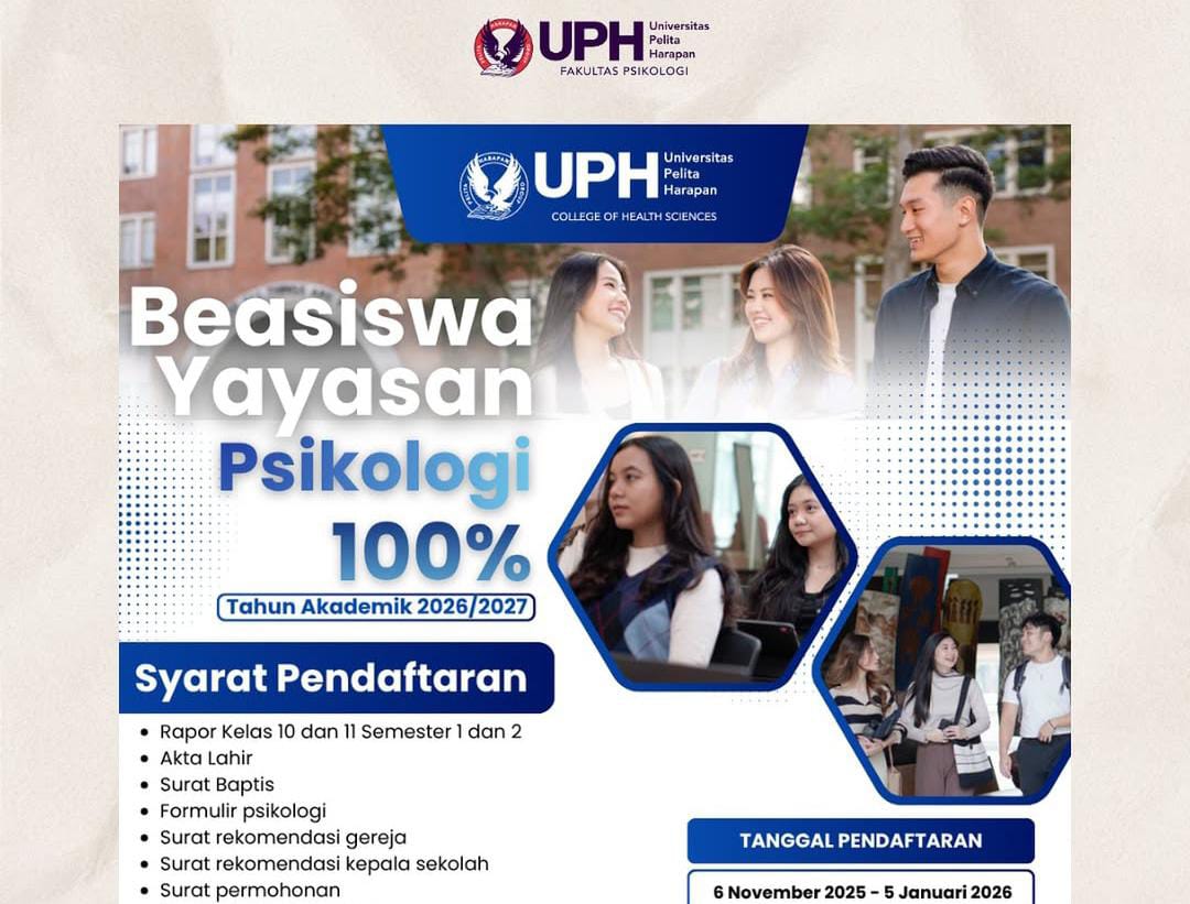 5 Fakta Mengejutkan Beasiswa UPH dari 1405 Mahasiswa Pemimpin Masa Depan