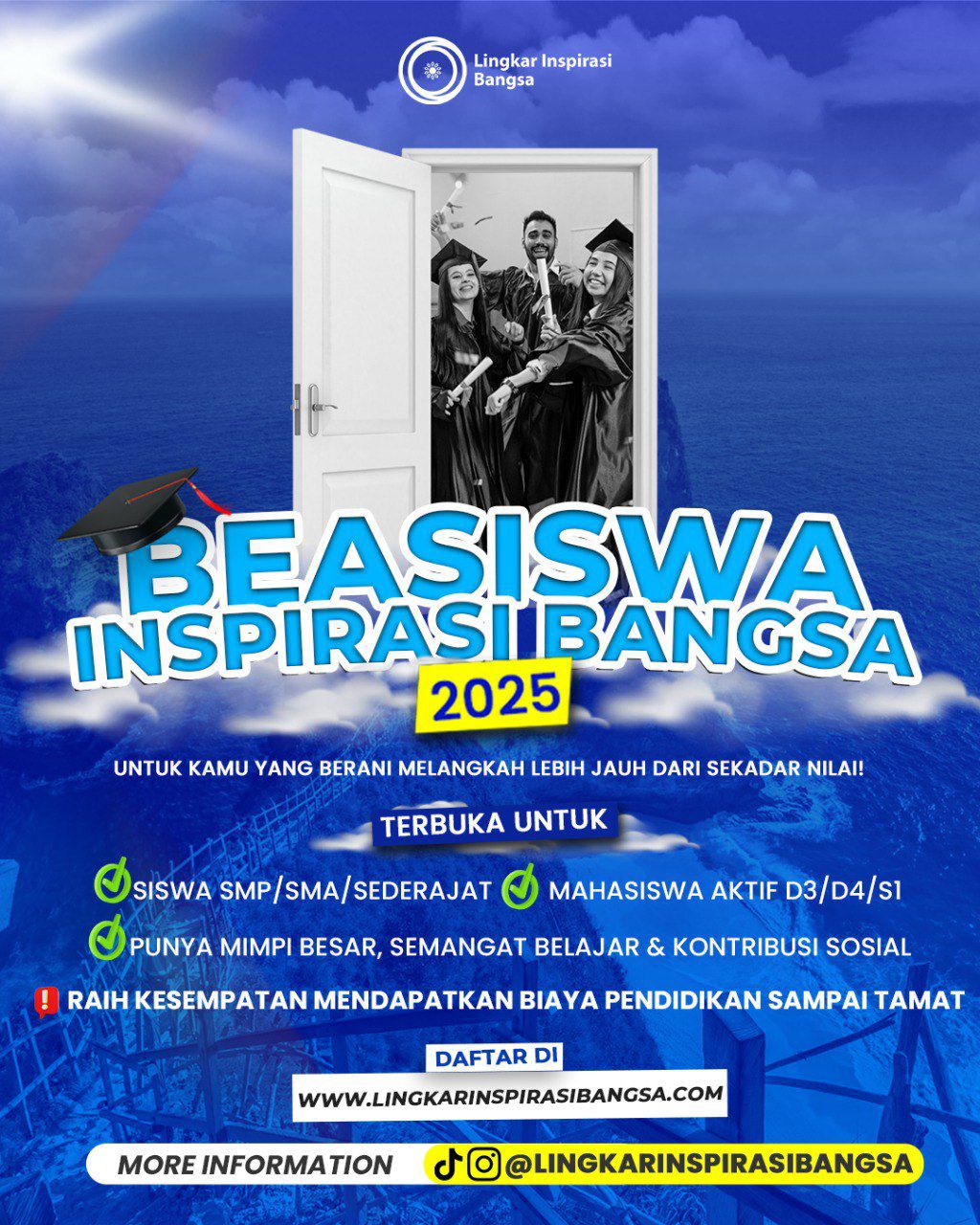 BEASISWA INSPIRASI BANGSA 2025 SUDAH DIBUKA - Fakultas Kedokteran UPN