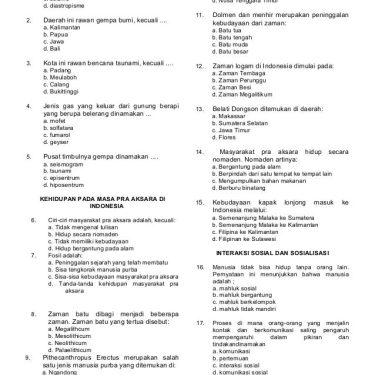 5 Rahasia Soal IPS Kelas 7 Semester 1 yang Jarang Diketahui, Wajib Dipelajari Sekarang