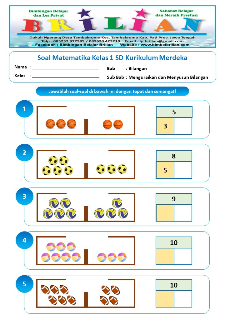 materi pelajaran matematika kelas 1 sd Pelajaran sbk kelas v sd