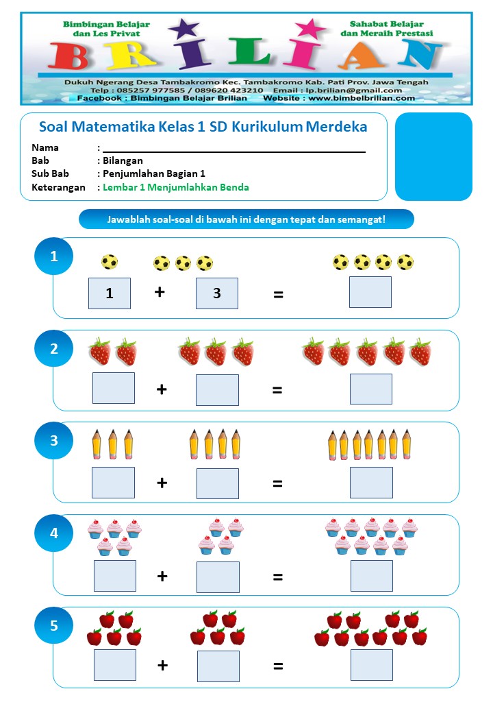 belajar matematika kelas 4 Materi kurikulum merdeka belajar kelas 4