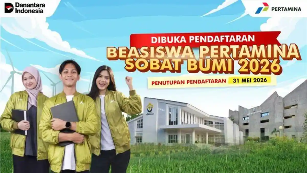 Beasiswa Pertamina Sobat Bumi 2026 Dibuka Mahasiswa di 3 Kampus Kaltim Beasiswa Pertamina Sobat Bumi 2026 Dibuka Mahasiswa di 3 Kampus Kaltim