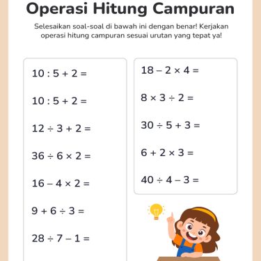 Akhirnya Terungkap 5 Rahasia Sukses Ujian dengan Download Soal Operasi Hitung Kelas 4