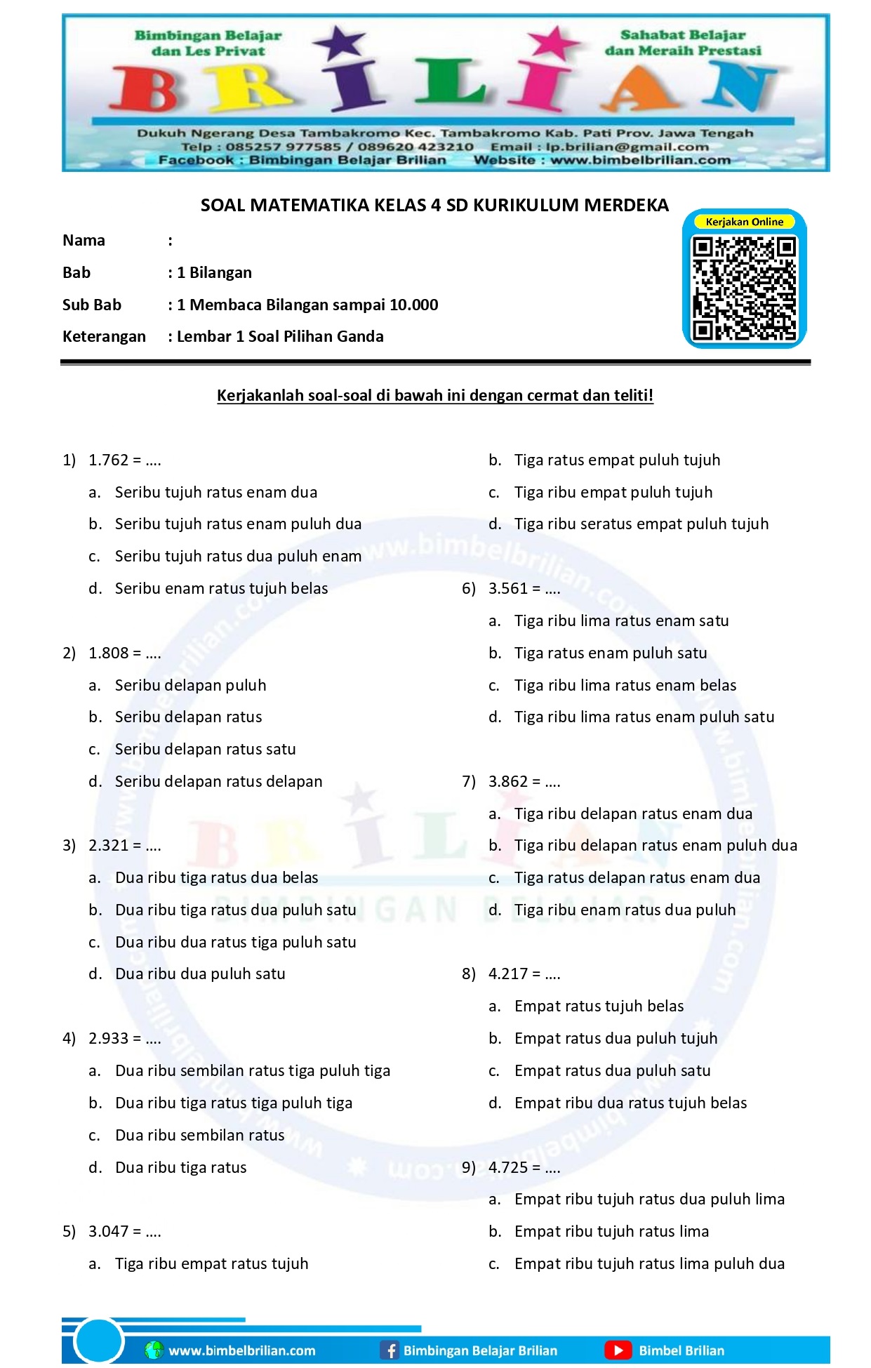 Akhirnya Tersedia! Download Soal PAS Kelas 4 SD Kurikulum 2013 Lengkap dengan Kunci Jawaban Siap Cetak