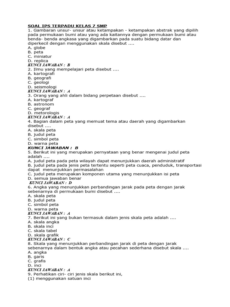 Terbukti! 7 Tips Menguasai contoh soal dan jawaban bab 1 kelas 7 2016 Sebelum Ujian