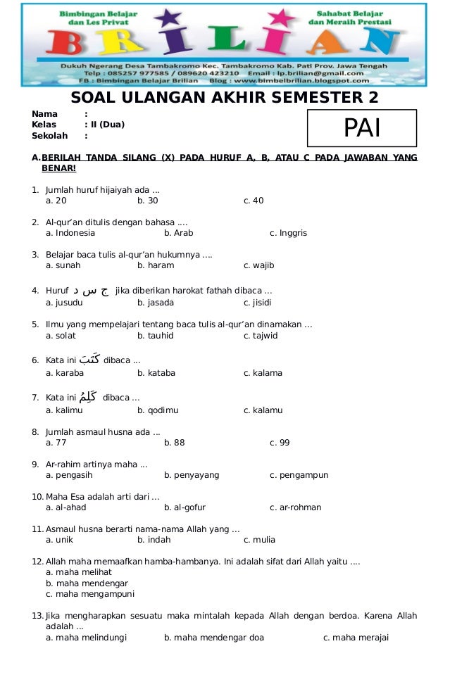 Ternyata Ini Perangkat Ajar PAI Deep Learning CP020 Terbaru 2026, Sekaligus Download Soal PAI Kelas 4 dan 5 SD
