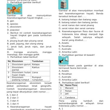 download soal pas ipa kelas 4 semester 2 tahun 2018.doc