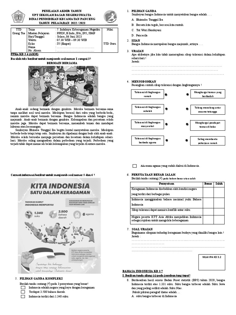 Rahasia Jawab Cepat Soal Tema 7 Kelas 4 Subtema 2 dan 3 Agar Nilai Sempurna