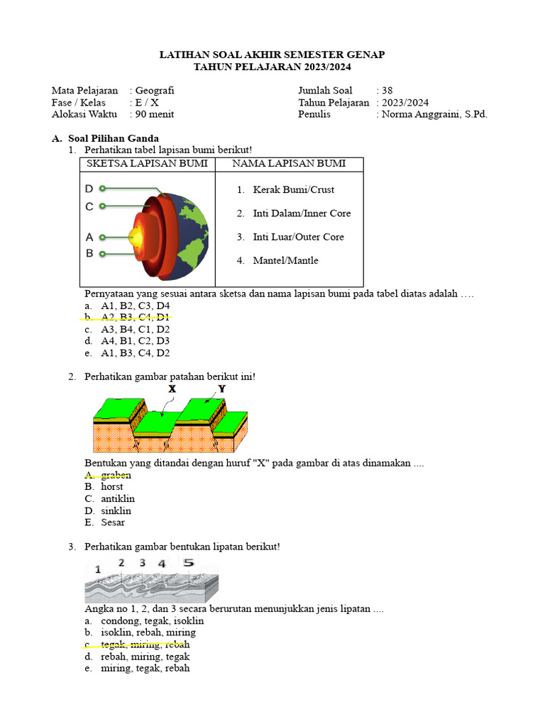 Rahasia Skor Tinggi Lewat Latihan Soal Geografi Kelas X Semester 2 Ini Wajib Kamu Coba