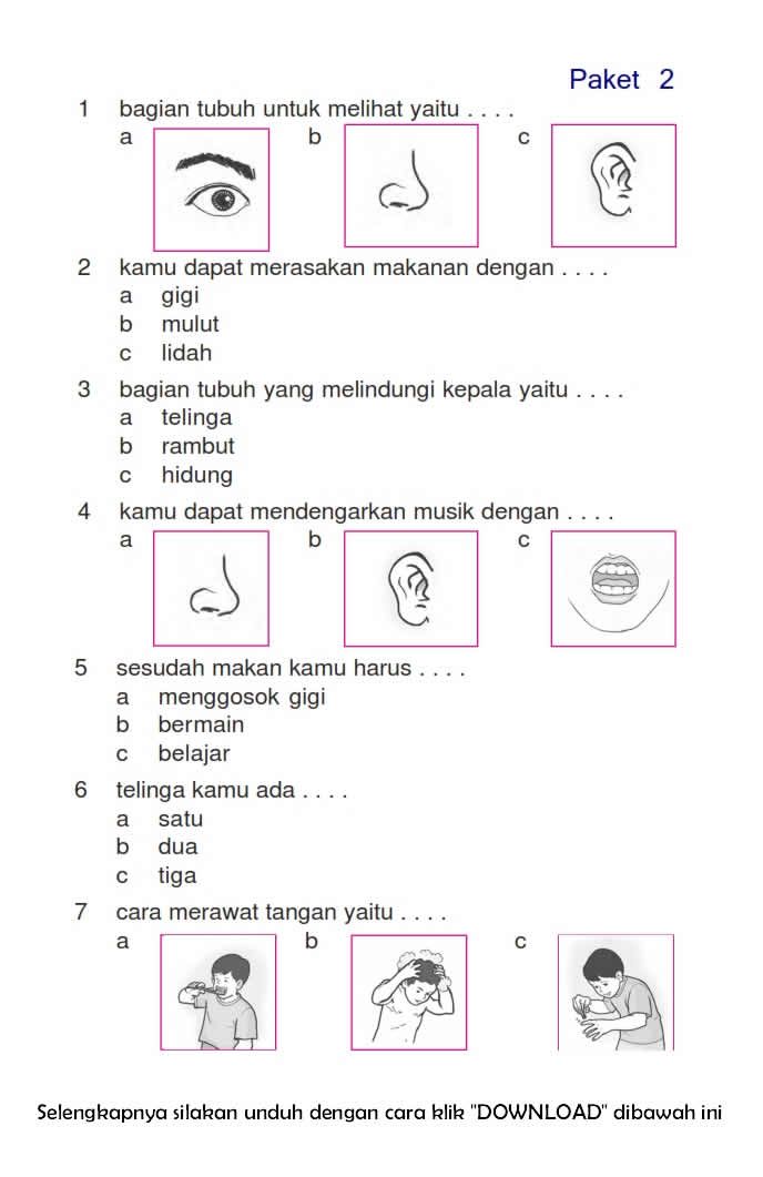 Ternyata Ini Kunci Sukses Anak, Cek Latihan Soal IPA Kelas 1 SD Semester 2 Terbaru
